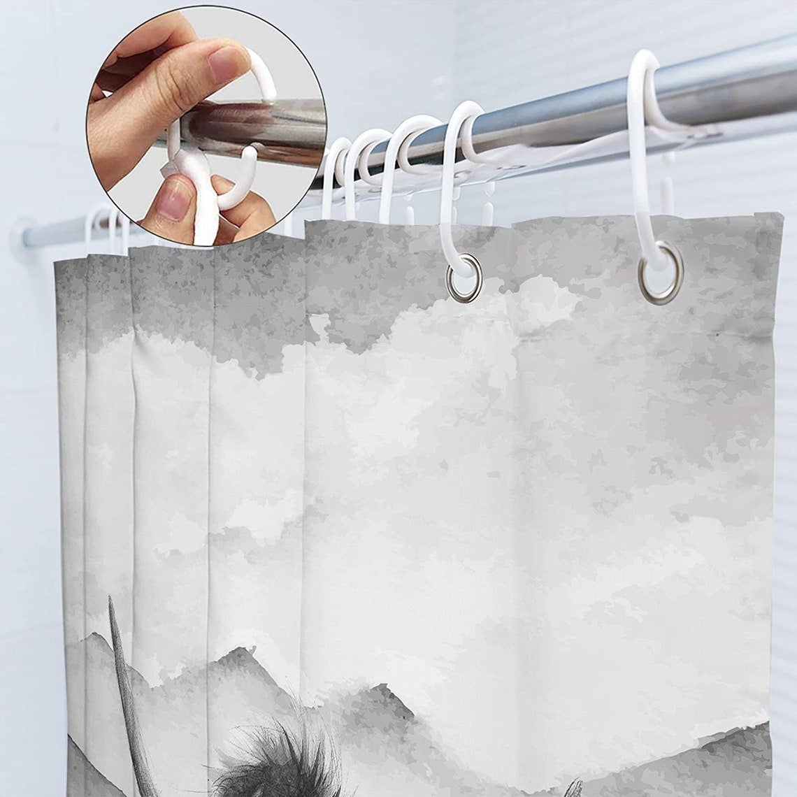 Yak Shower Curtain