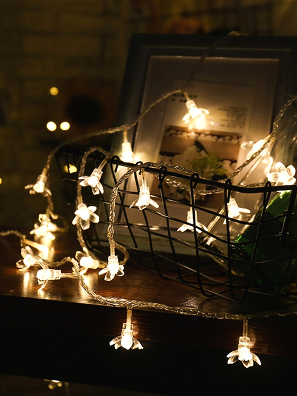 Cherry Blossom Shaped Bulb String Light 20pcs - Novelty Lighting