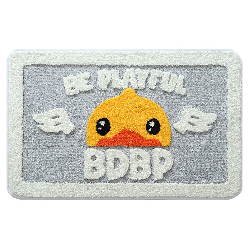 Flying Yellow Duck Bath Mat