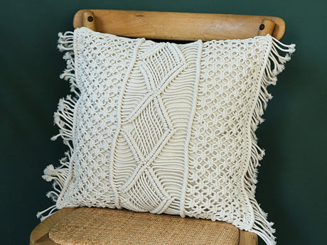 Handmade Woven Pillowcase, Pillow Cover for Home