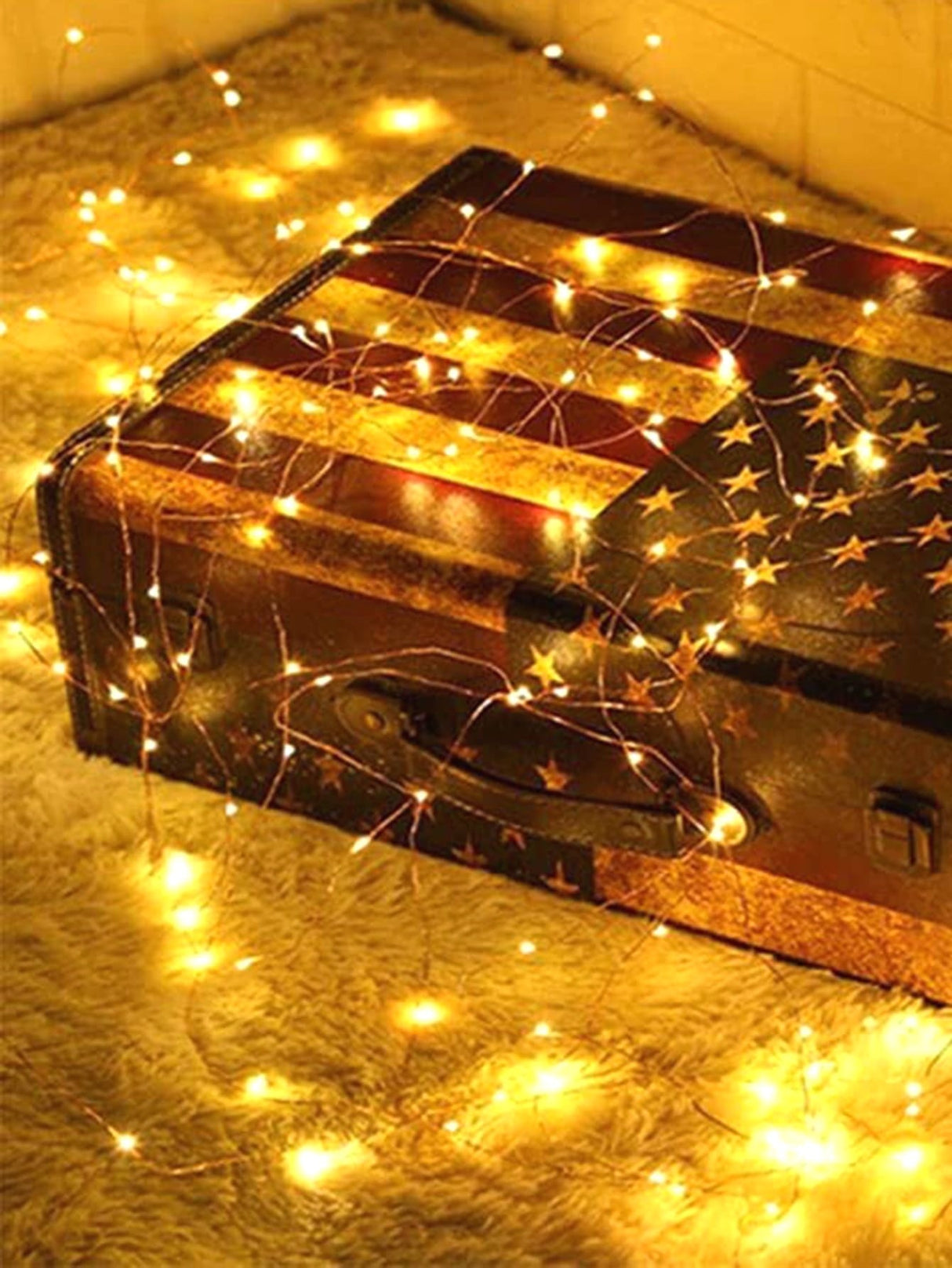 Copper String Light with 100pcs Bulb 1pc - Novelty Lighting