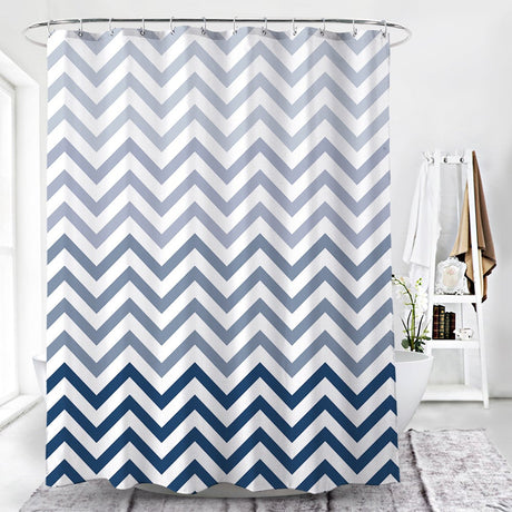 Wavy Line Shower Curtain