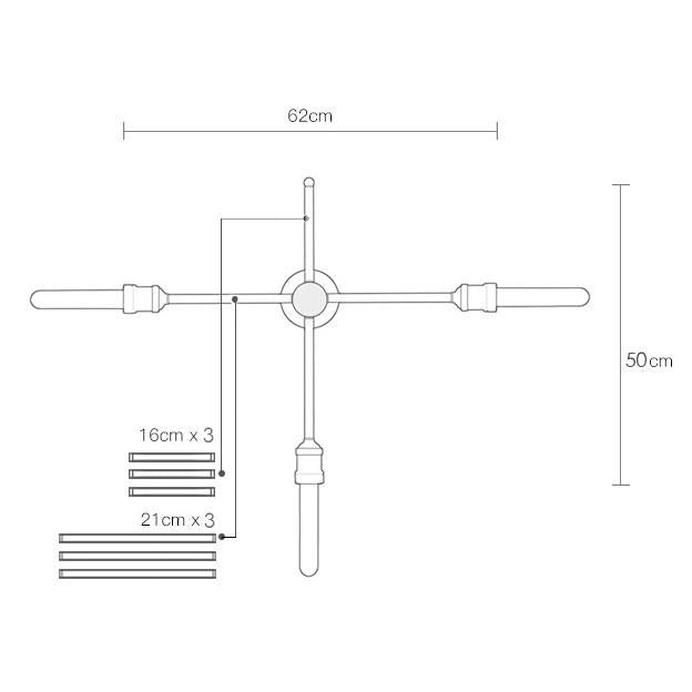 Circa wall light - 3 heads