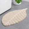 Feblilac Soft Red Leaves Bathroom Rug, 19.6'' x 37.4'', Floral Non Slip Bathmat, Red Plants Bathroom Rugs, Anti Slip Toilet Mat, Soft Thick Bathroom Carpet, Art Bathroom Mats, Best Bath Rugs, Hot Shower Mat Non Slip, Toilet Rug