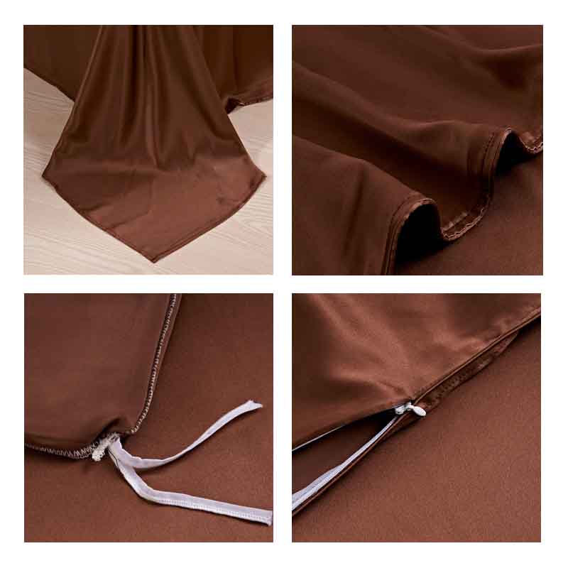 19MM Heavy Moisturizing And Luxurious Pure Mulberry Silk Duvet Cover Bedding Set (Silk Pillowcase /Quilt Cover /Sheet)