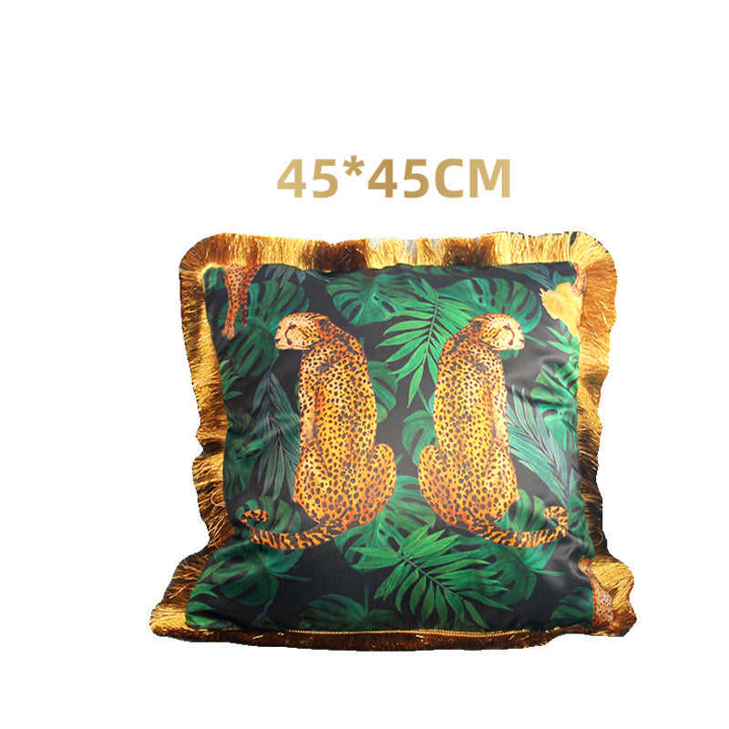 Animal Pattern Tassel Sofa Pillowcase