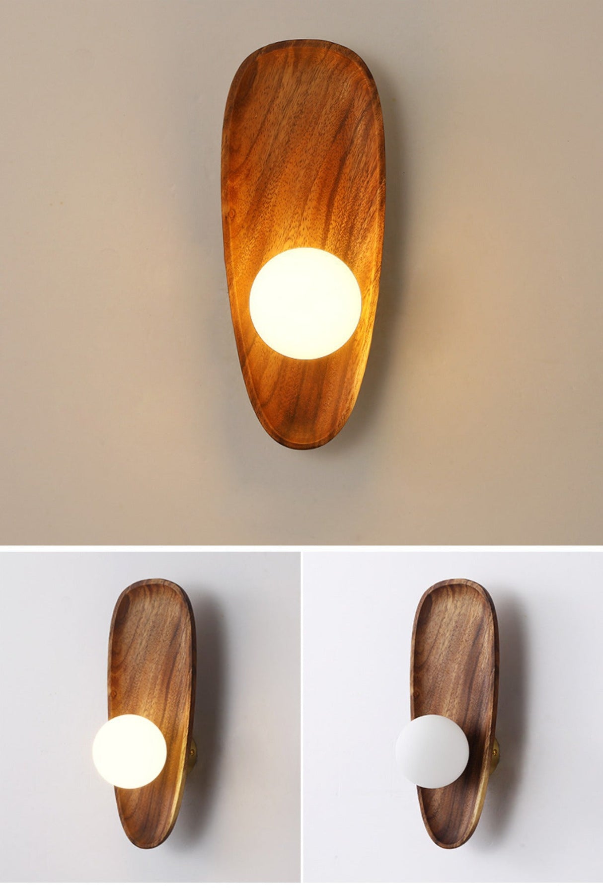 Black Walnut Wall Lamp