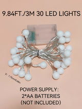 7 Color String Light with 40pcs Ball Shaped Bulb 1pc - Novelty Lighting