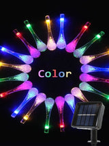 20 Led 5M Waterdrop Solar String Light - Outdoor Lighting