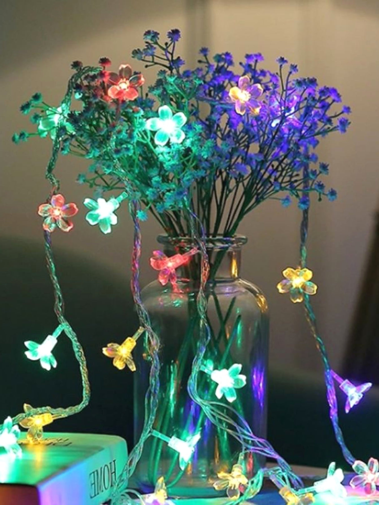 2m String Light with 20pcs Flower Bulb 1pc - Novelty Lighting