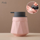 Ceramic Soap Dispenser, Foaming Pump Bathroom Bottle, Simple Design, Refillable Reusable Lotion Pump for Bathroom Kitchen, 400ml/13.52oz