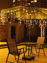 Decorative String Light with 96pcs Bulb Curtain - Novelty Lighting