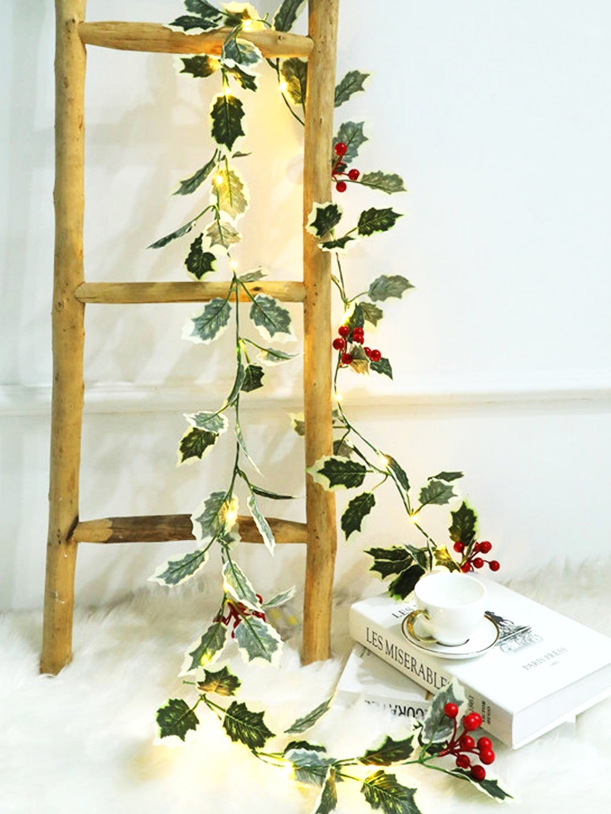 Christmas Red Fruit Decor String Light 1pc - Lighting & Lamp