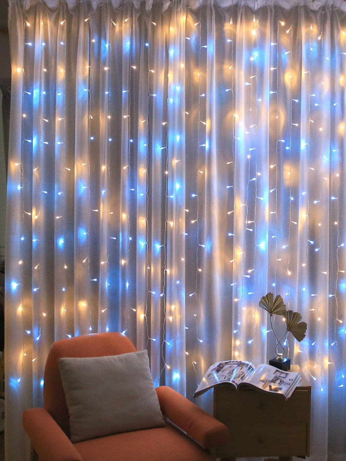 192 Led 2 x 2M Curtain String Light - Novelty Lighting