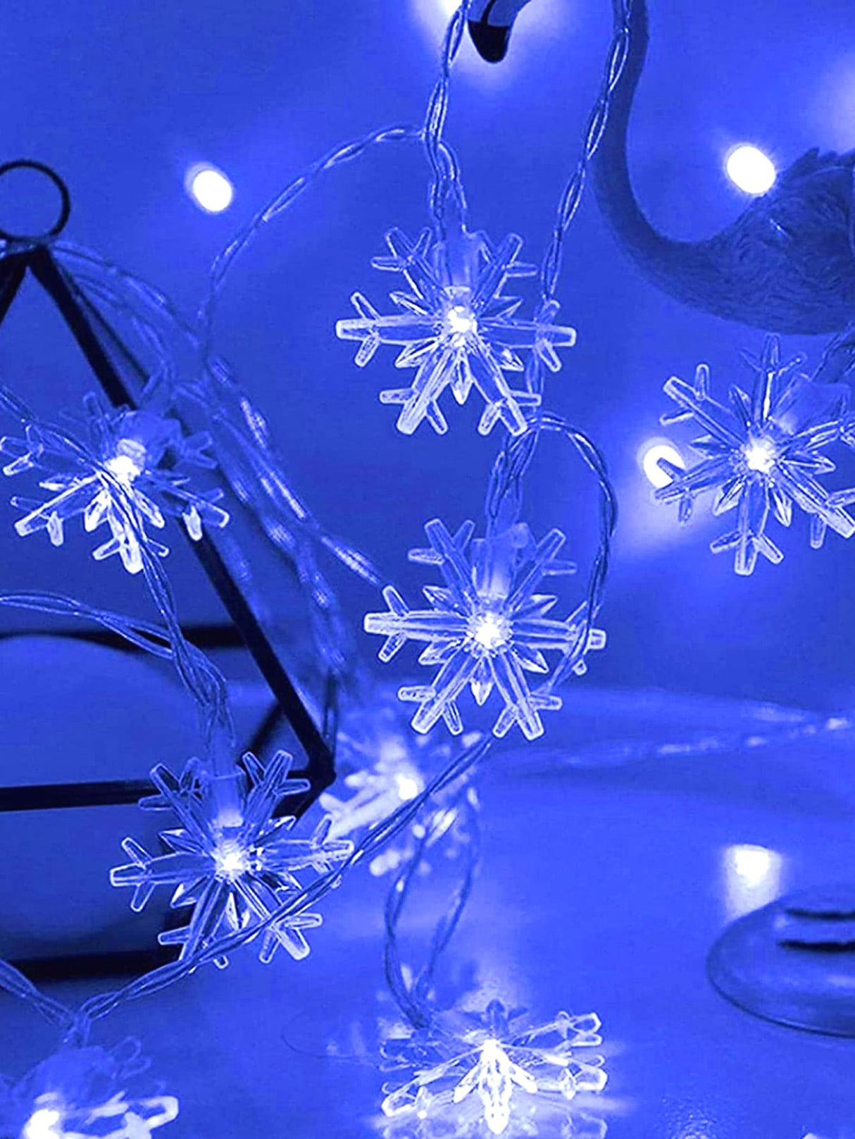 Christmas 40 Led 6m Snowflake String Light - Lighting & Lamp