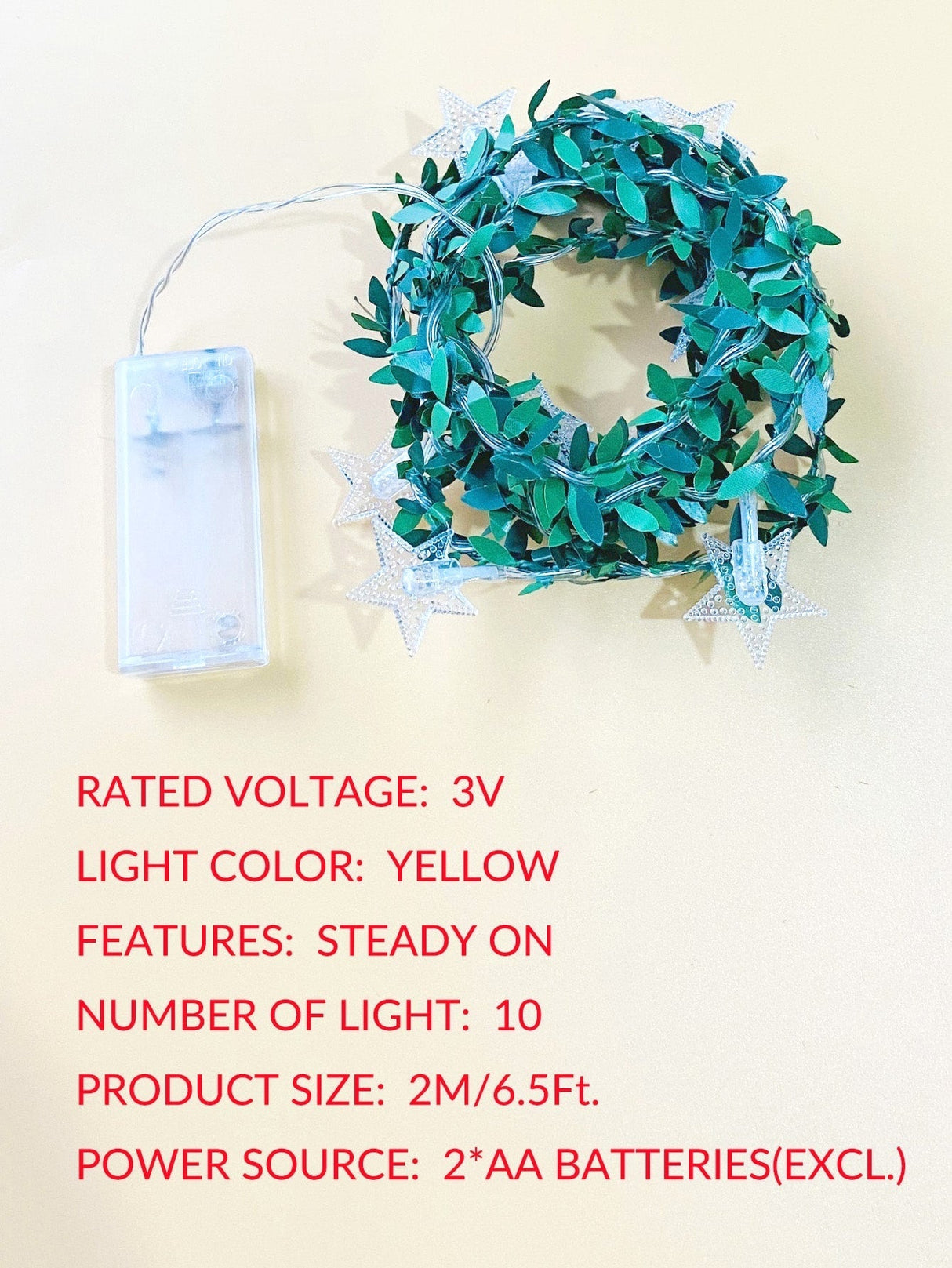 10 Led 2M Star String Light - Novelty Lighting