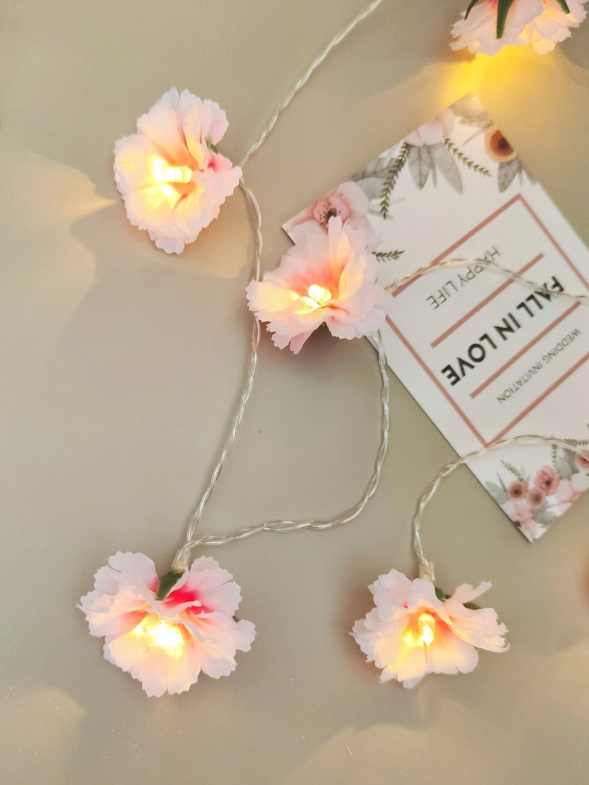 String Light with 10pcs Cherry Shaped Bulb 1pc - Novelty Lighting