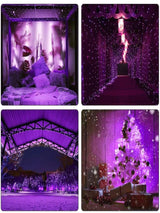 Led 2 x 2M Curtain String Light with 20pcs Clip 200 - Novelty Lighting