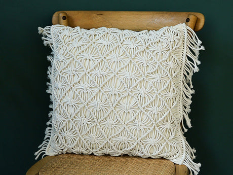 Handmade Woven Pillowcase, Pillow Cover for Home