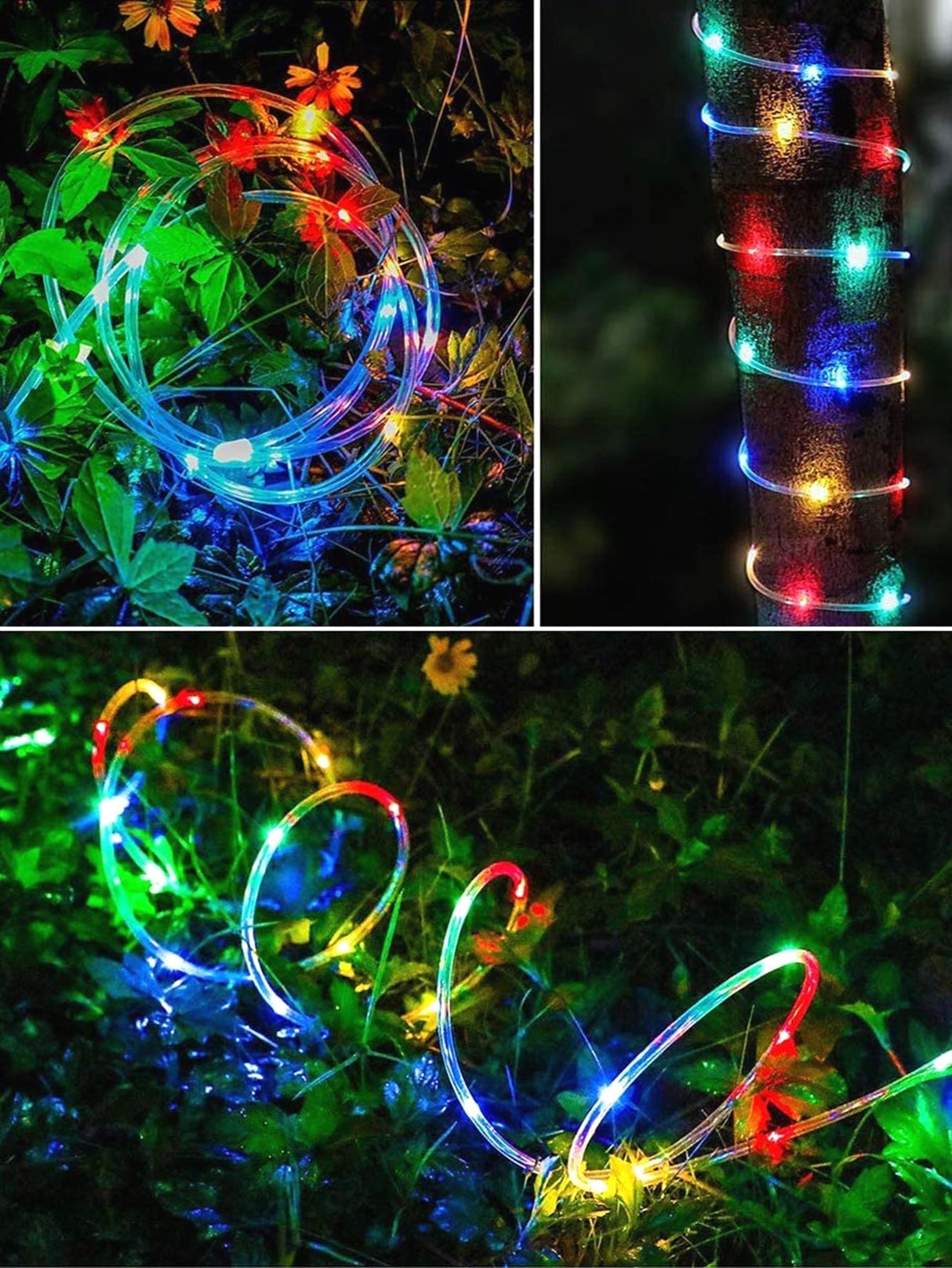 5m Waterproof String Lights with 8 Modes with 50pcs Bulb 1pc - Novelty Lighting