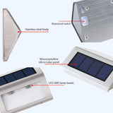 Outdoor Solar Stair Wall Light