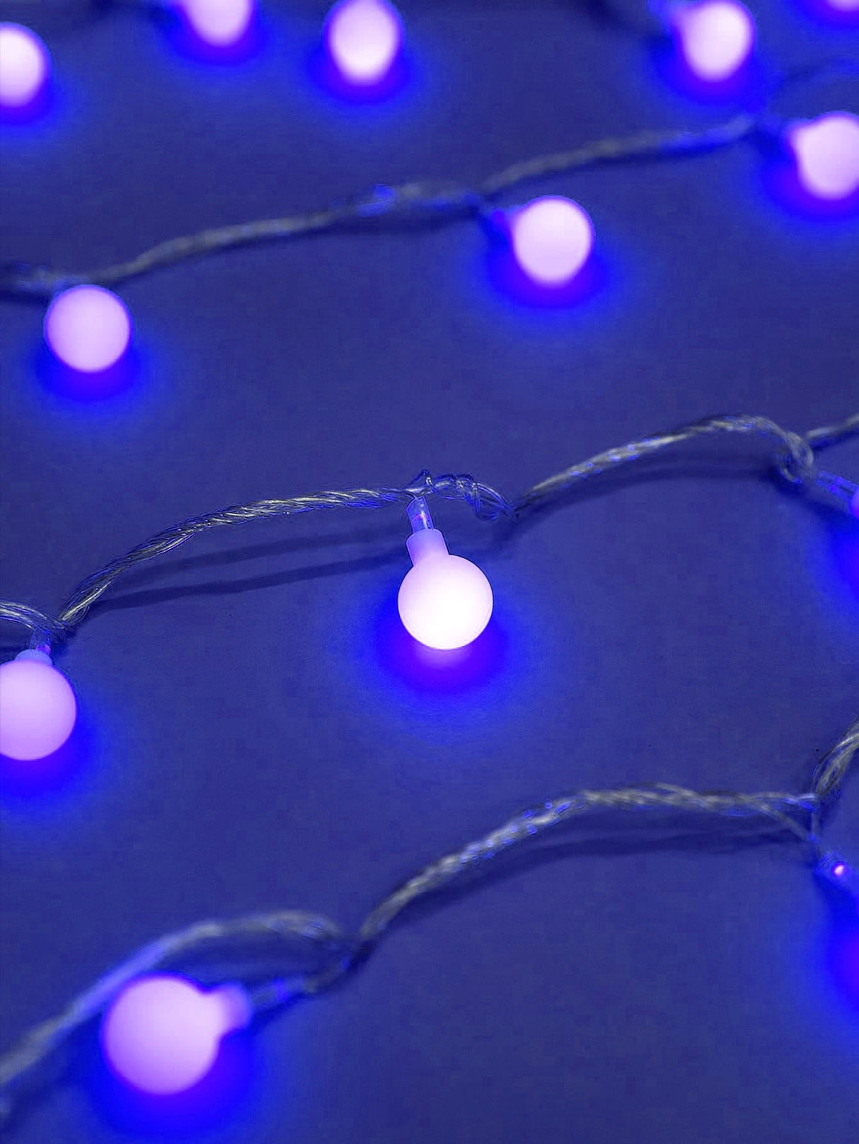 7 Color String Light with 40pcs Ball Shaped Bulb 1pc - Novelty Lighting
