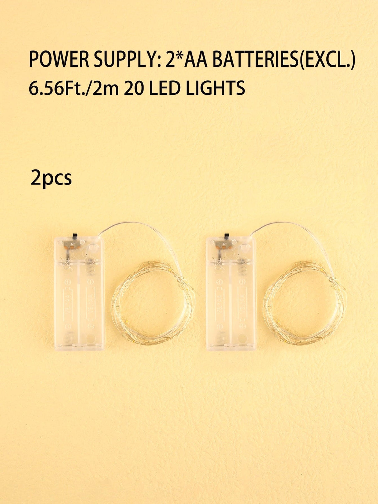 2m String Light 2pcs - Novelty Lighting