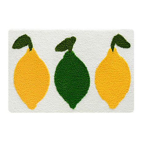 Lovely Avocado and Lemon Bath Mat