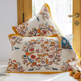 Blooming Flower Pattern Breathable Pillow Towel (2PCS)