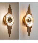 Crystal Gear Wall Lamp