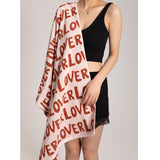 "LOVE" Print Breathable Cotton Towel