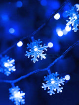 Christmas String Light with 40pcs Snowflake Bulb 1pc - Lighting & Lamp