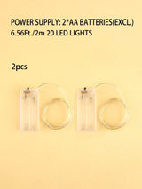 20 Led 2m String Light 2pcs - Novelty Lighting