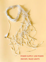 Decorative String Light with 96pcs Bulb Curtain - Novelty Lighting