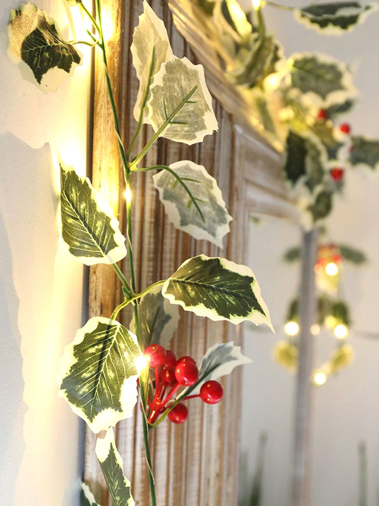 Christmas Red Fruit Decor String Light 1pc - Lighting & Lamp