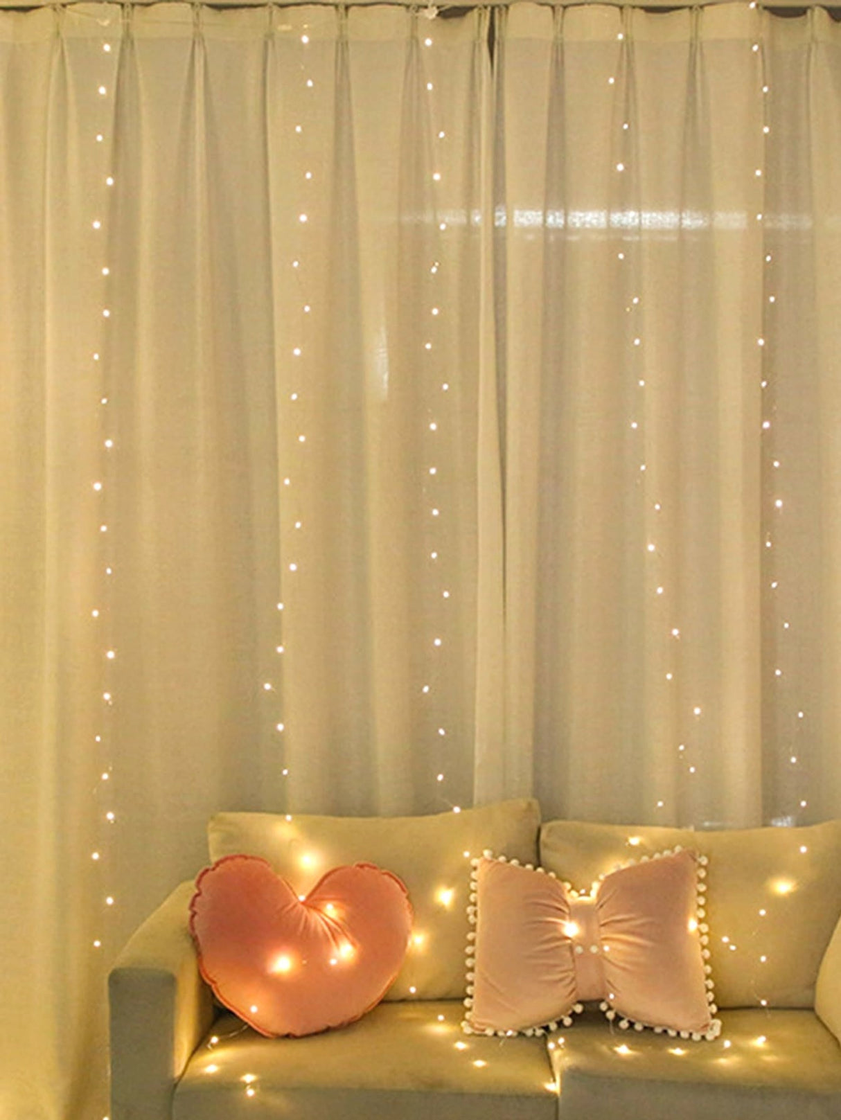 Curtain Decorative String Light with 300pcs Bulb 1pc - Novelty Lighting