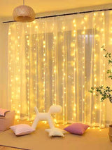 Control Curtain Decorative String Light with 300pcs Bulb Remote - Novelty Lighting