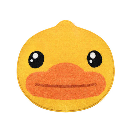 Head of Little Yellow Duck Bath Mat