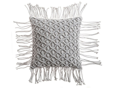 Macrame Tassels Pillow Cover, Handmade Pillowcase