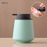 Ceramic Soap Dispenser, Emulsion bottle Pump Bathroom Bottle, Simple Design, Refillable Reusable Lotion Pump for Bathroom Kitchen, 400ml/13.52oz