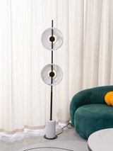 Saucer Marble Floor Lamp