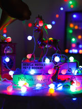7 Color String Light with 40pcs Ball Shaped Bulb 1pc - Novelty Lighting