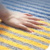 Elliptical Stripe Bath Mat