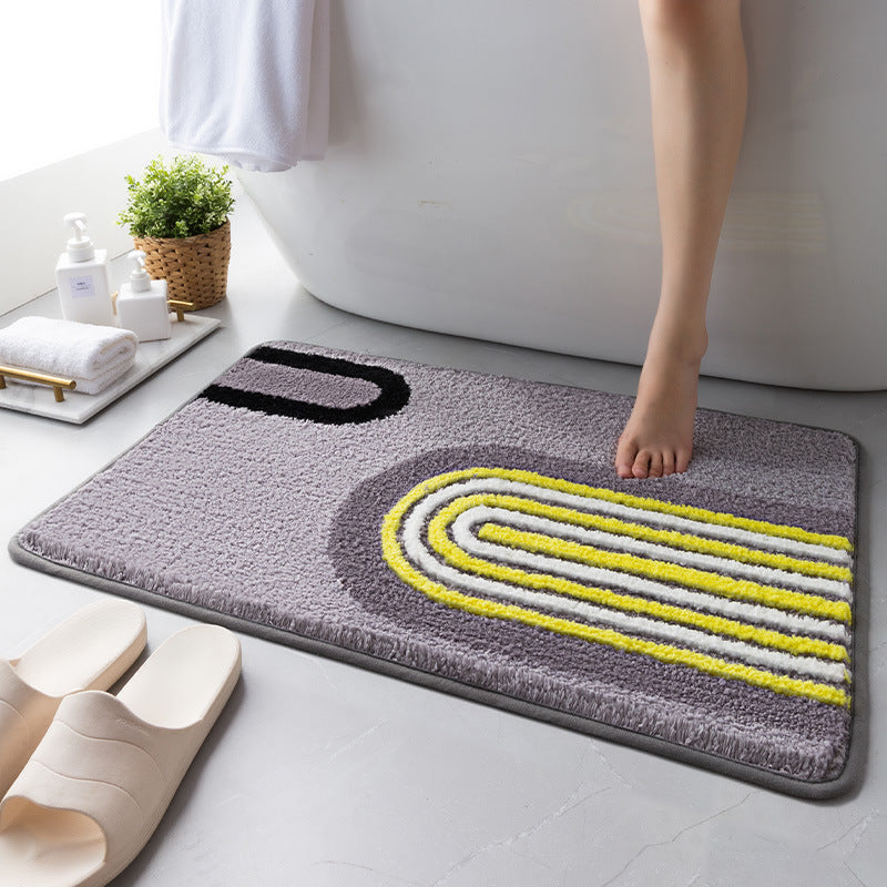 Abstract Rainbow Bath Mat