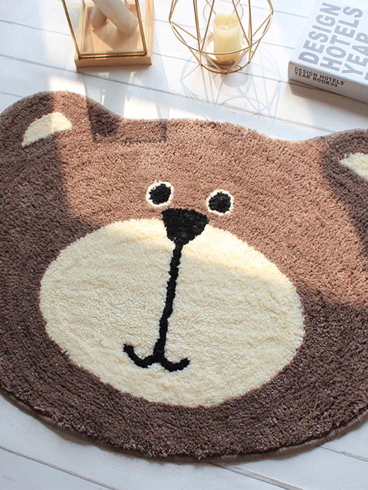 Cartoon Brown Bear Mat