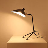 Duckbill Shade Standing Lamp Nordic Style Metal 1 Head Study Room Rotatable Table Lamp in Black/White