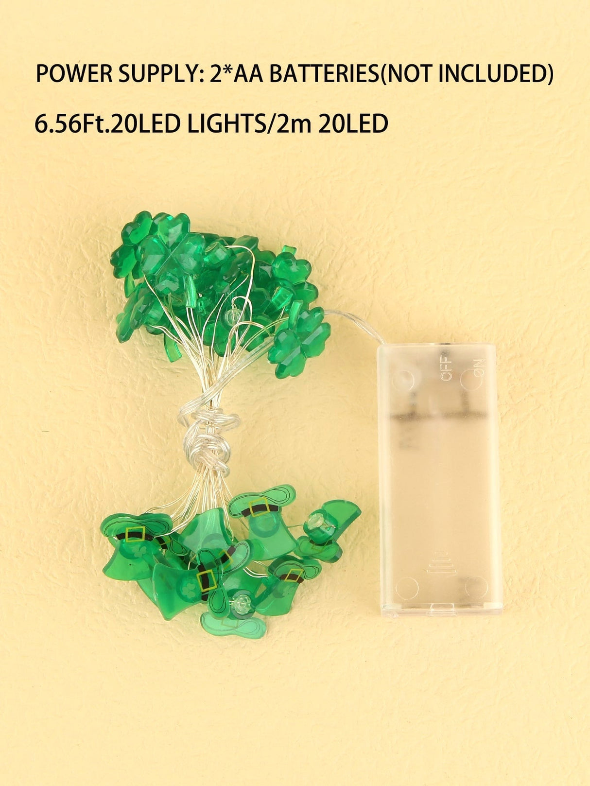 20 Led 2M Lucky Clover String Light - Novelty Lighting