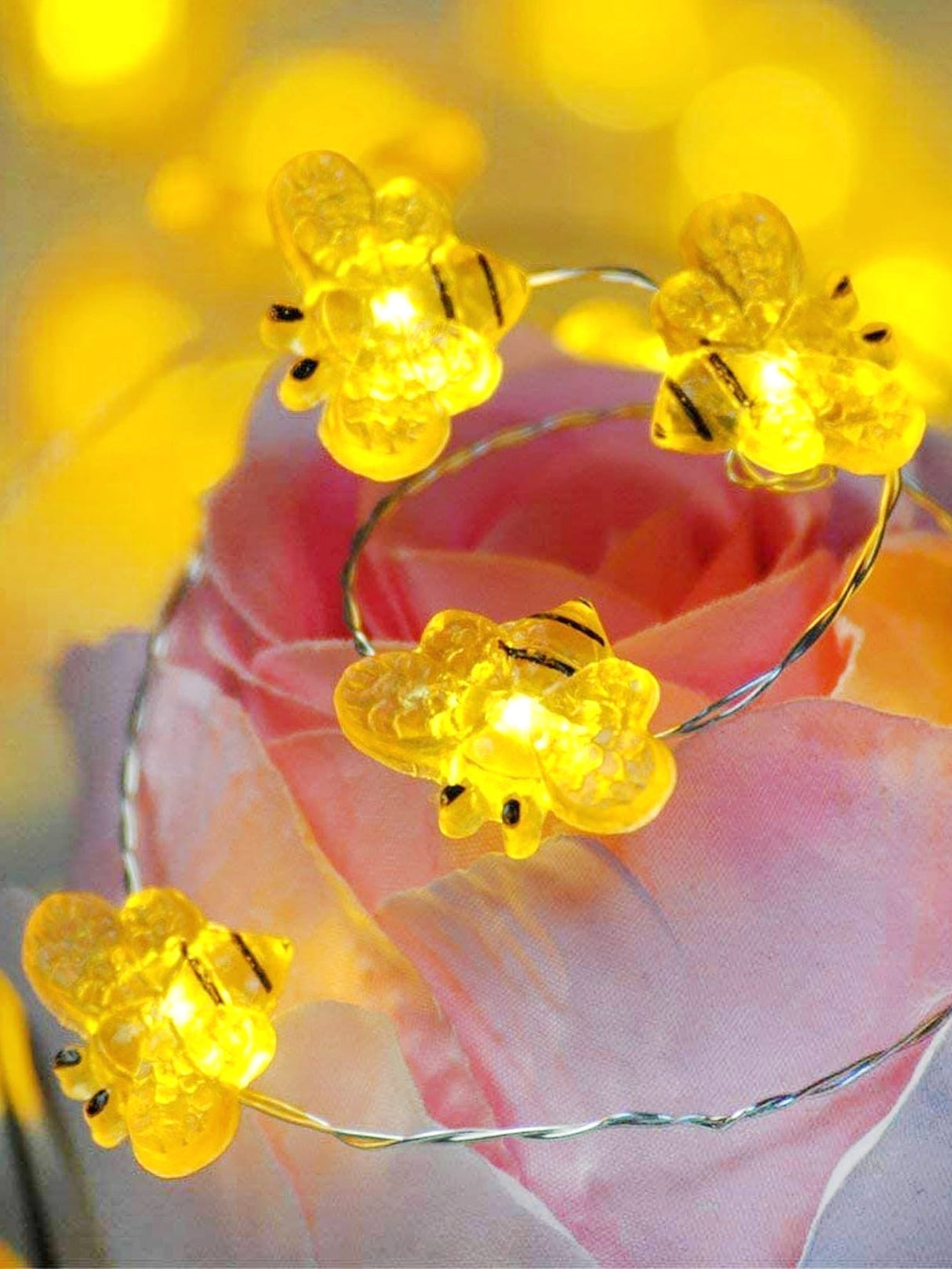 2m String Light with 20pcs Bee Bulb 1pc - Novelty Lighting