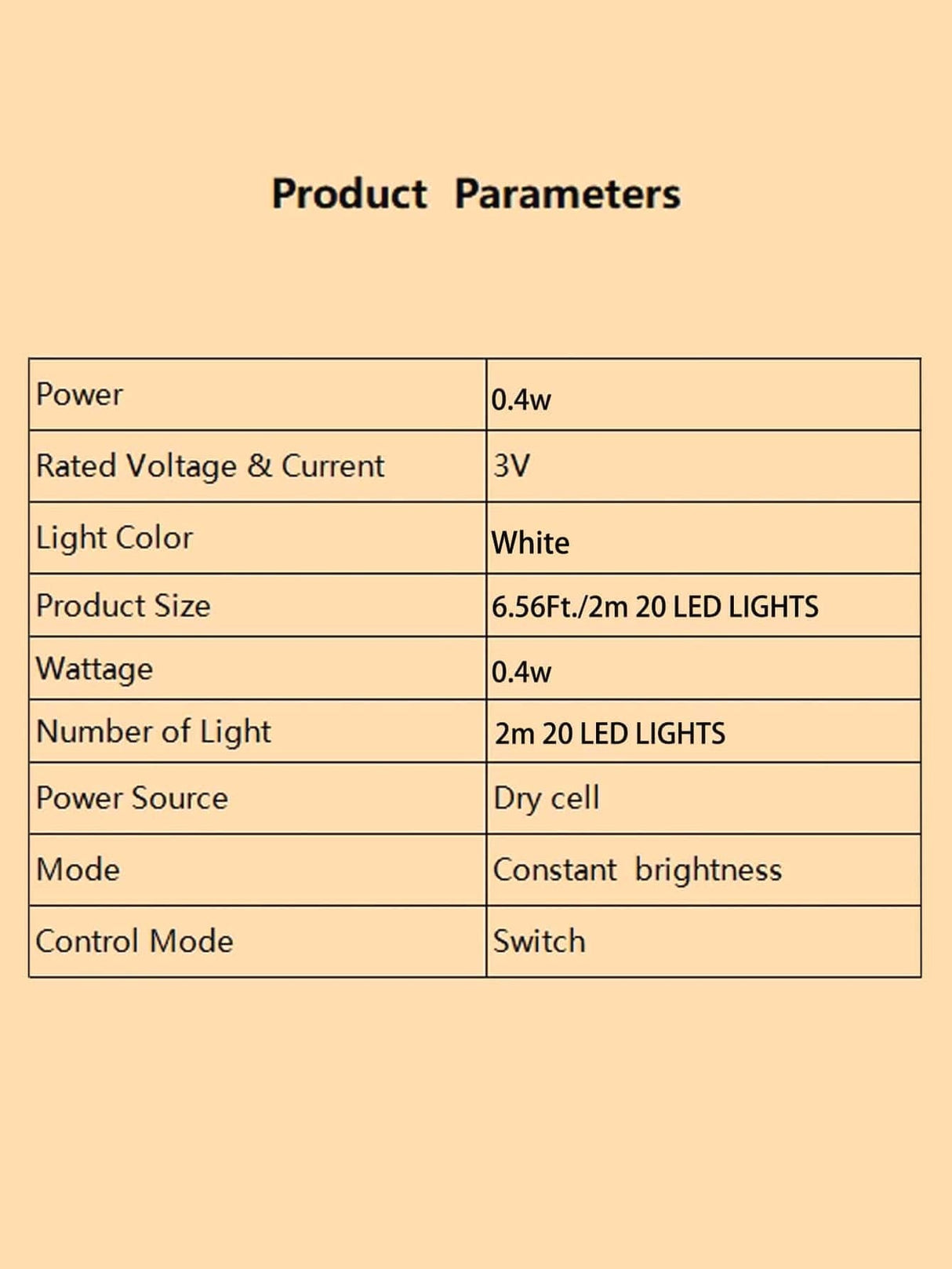 20 Led 2m String Light 2pcs - Novelty Lighting