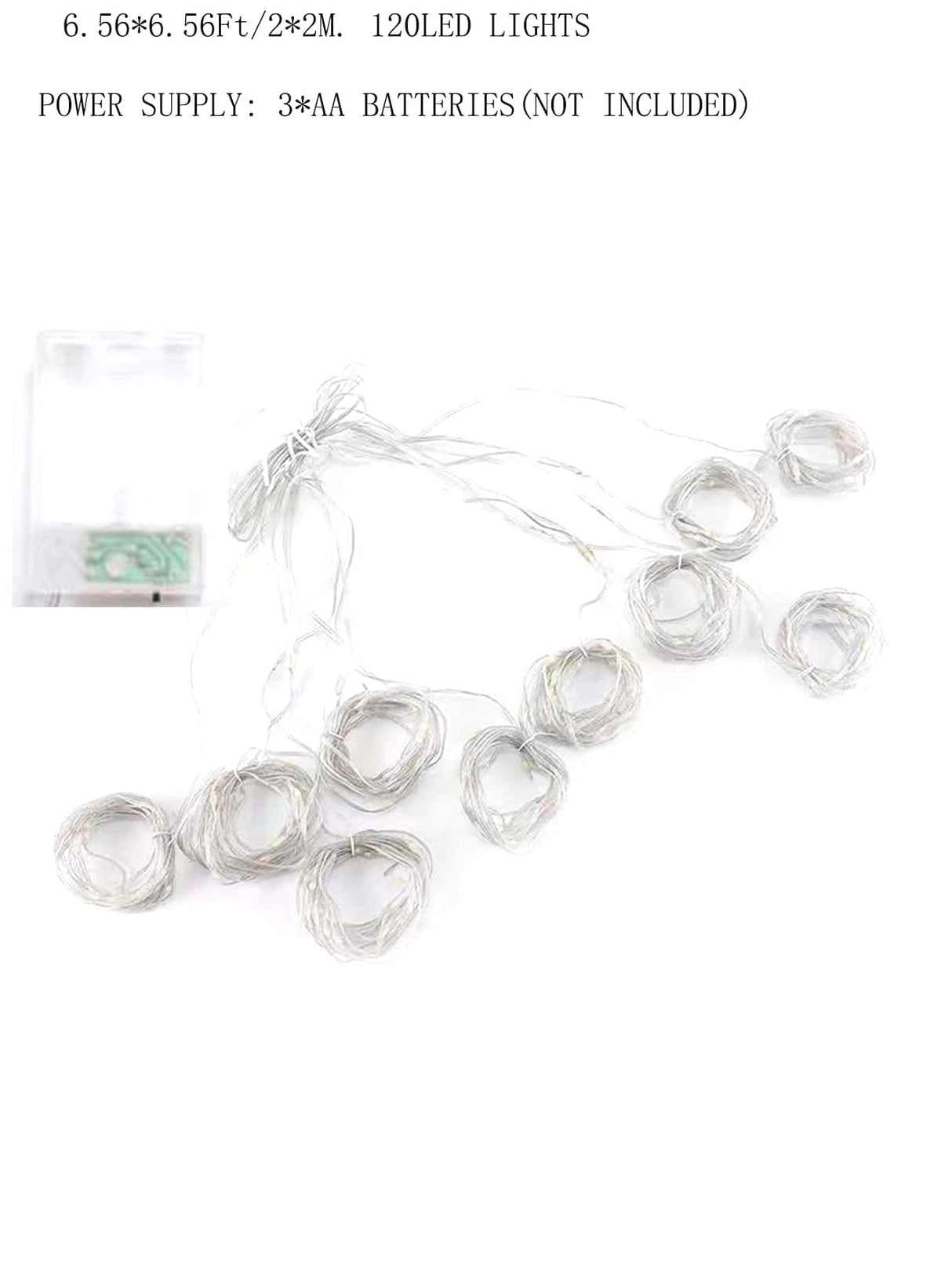 120 Led 2 x 2M Curtain String Light - Novelty Lighting